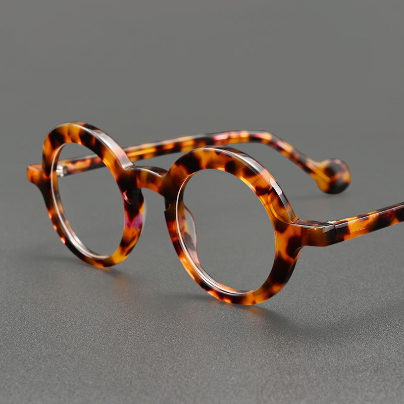 Acetate Retro Americana Circular Glasses Frames 1267