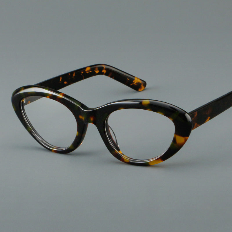 Cat Eye Acetate Glasses Prescription Eyewear Frames 6069