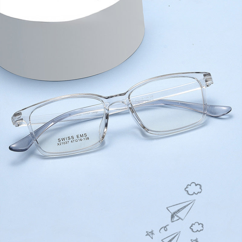 Rectangle Kids’ TR Full Rim Prescription Glasses Spectacles Frames X21037R
