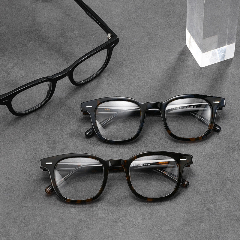 Rectangle Acetate Full Rim Prescription Glasses Spectacles Frames JQ10