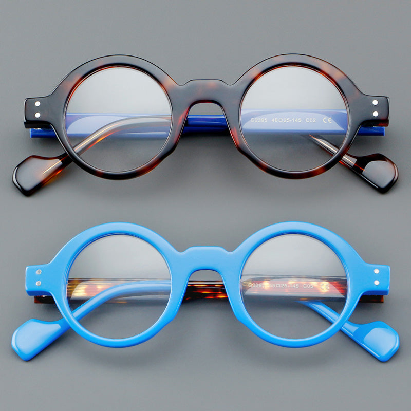 Oval Acetate Full Rim Prescription Glasses Spectacles Frames 2395