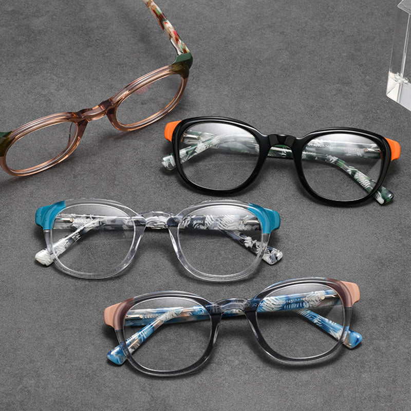 Cat Eye Acetate Full Rim Prescription Glasses Spectacles Frames JQ1052