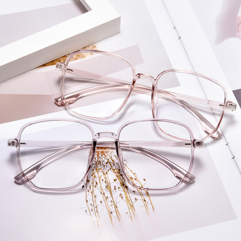 Rectangle TR Full Rim Prescription Glasses Spectacles Unisex D147