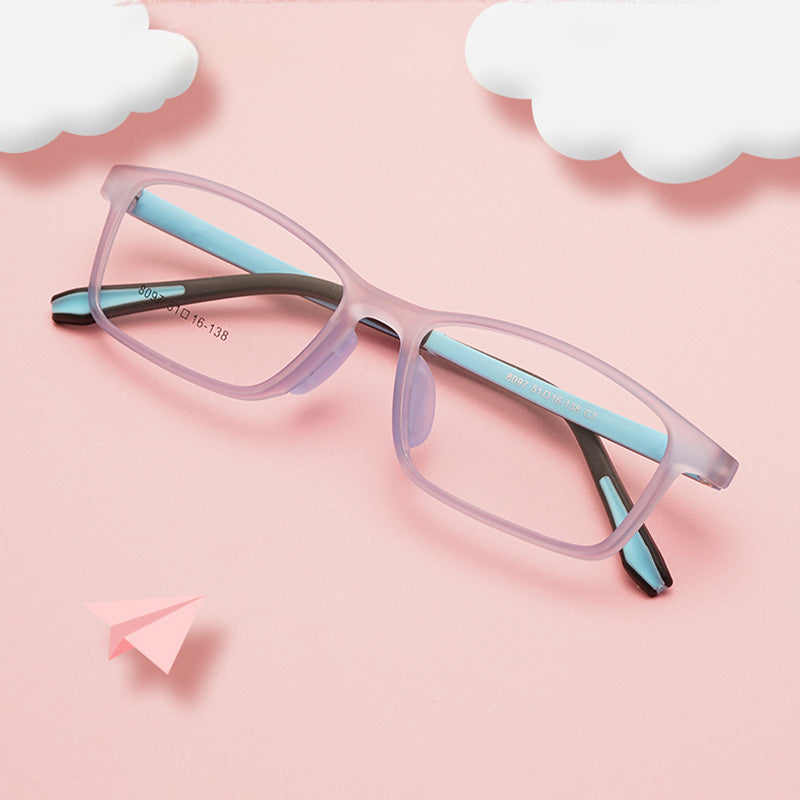 Wayfarer Kids’ TR Full Rim Prescription Glasses Spectacles Frames 8097