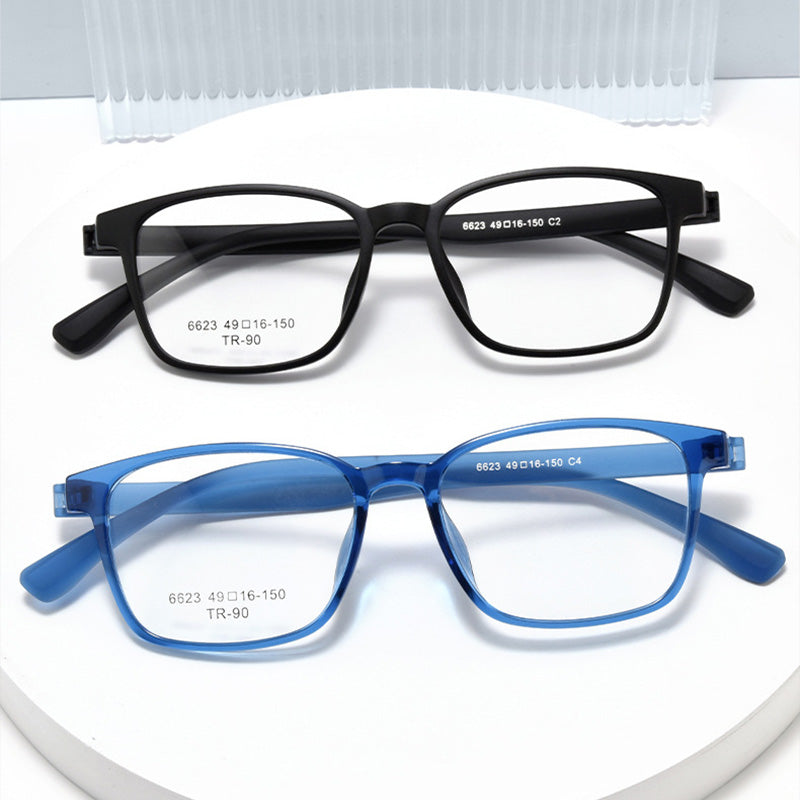 Wayfarer No Screw TR Full Rim Prescription Glasses Spectacles Frames 6623ZM