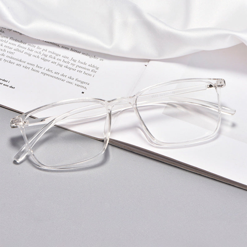 Rectangle TR Full Rim Prescription Glasses Spectacles Unisex 6633