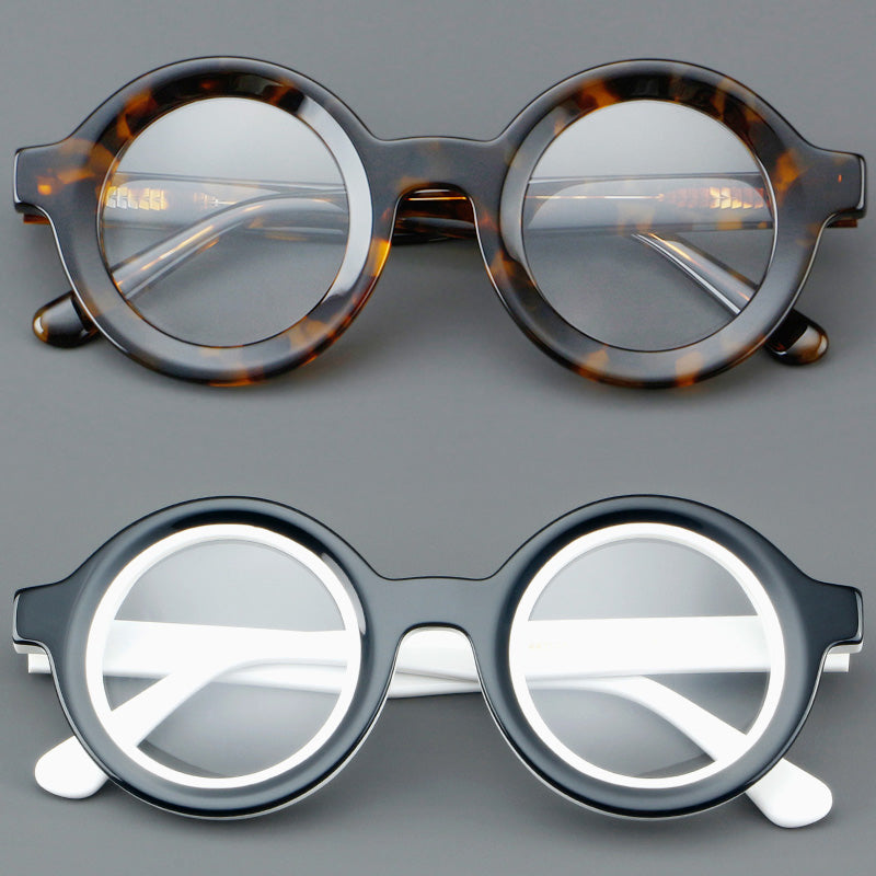 Round Acetate Full Rim Prescription Glasses Spectacles Frames 2403