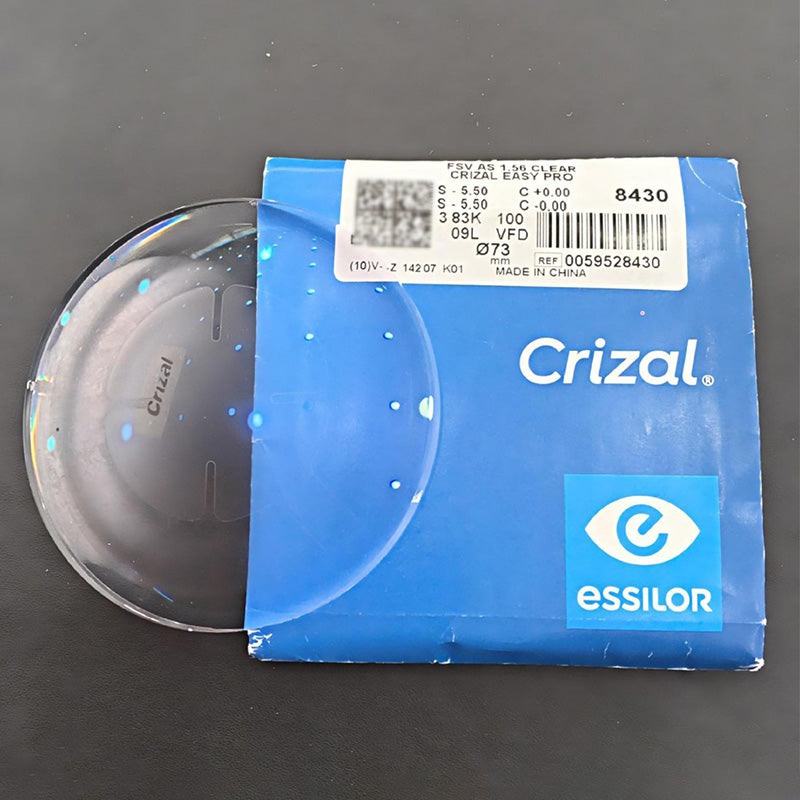Essilor® Crizal® Series Aspherical Single Vision Lens Easy Pro Coating 1.736 Index A pair