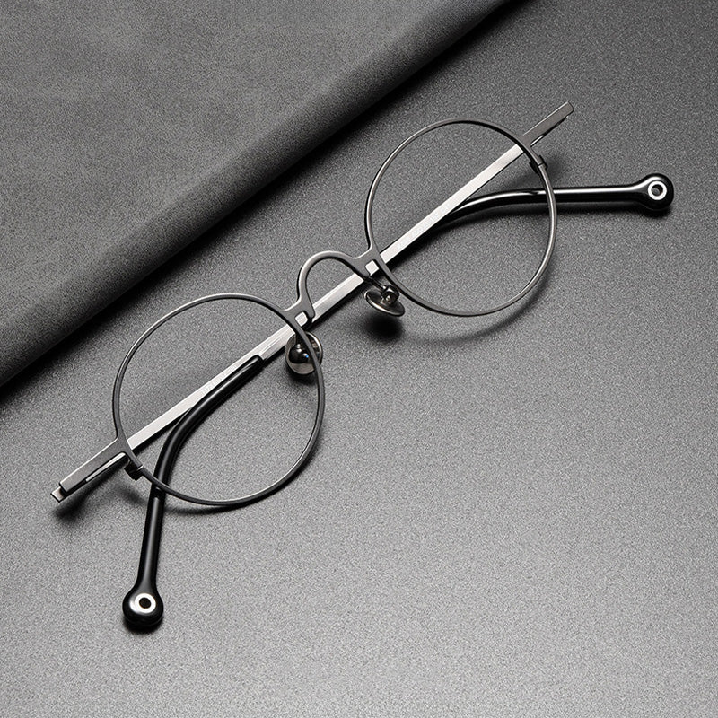 Oval Metal Full Rim Prescription Glasses Spectacles Vintage Frames K080