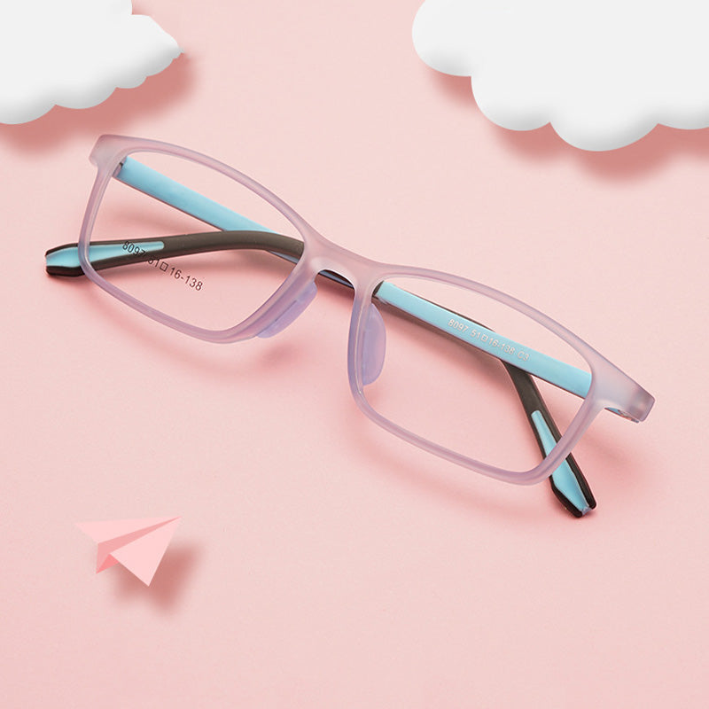 Kids’ Eyeglasses Full Rim TR90 Multiple Color Options 8097