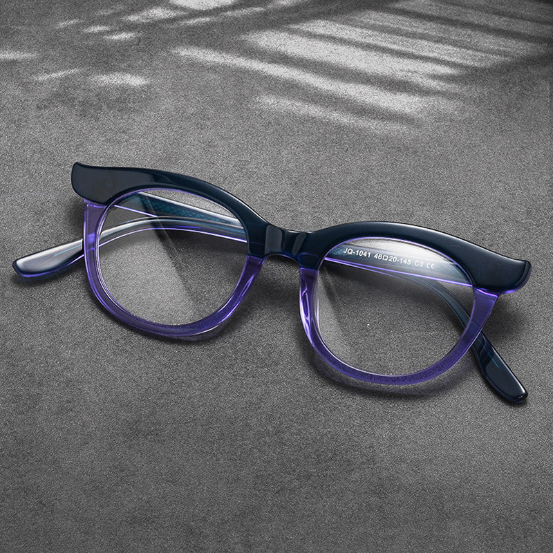Cat Eye Acetate Full Rim Prescription Glasses Spectacles Frames JQ1041