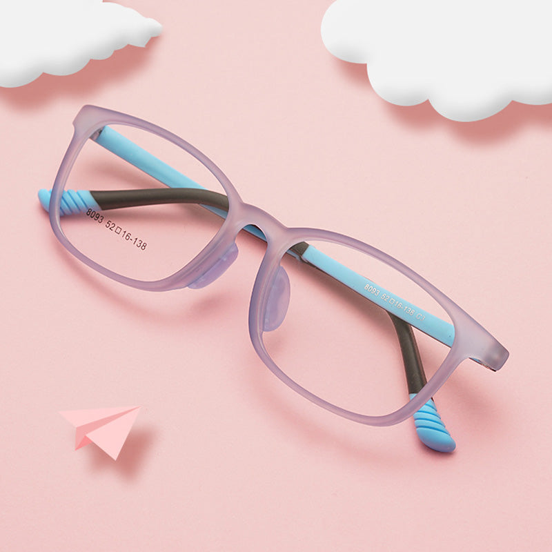 Kids’ Eyeglasses Full Rim TR90 Multiple Color Options 8093