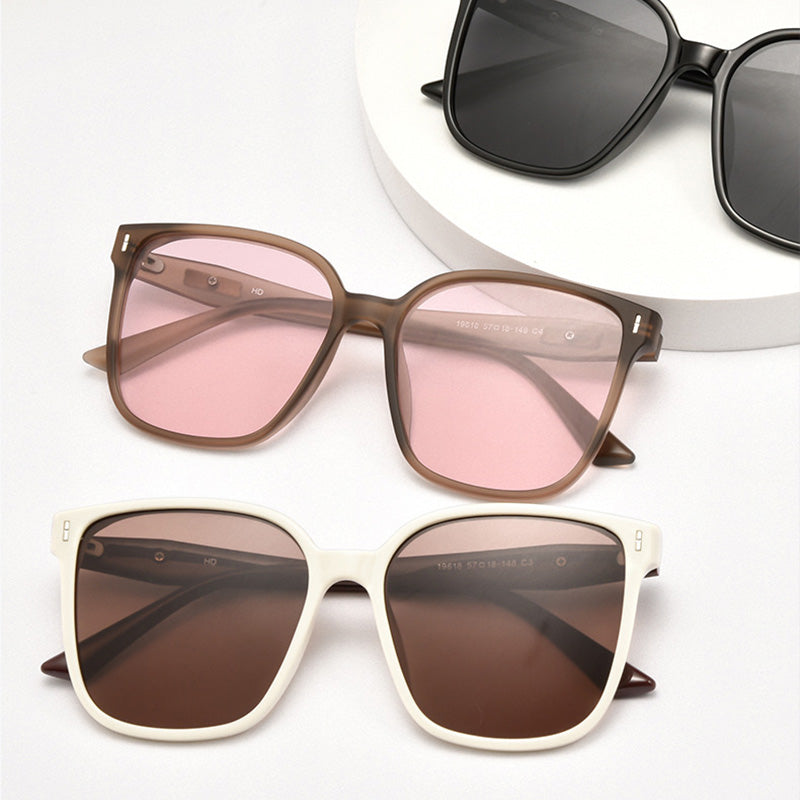 TR Full Rim Rectangle Sunglasses 19618R