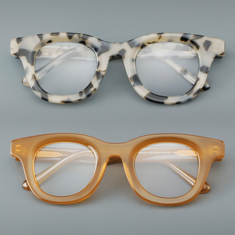 Cateye Acetate Full Rim Prescription Glasses Spectacles Frames 2401