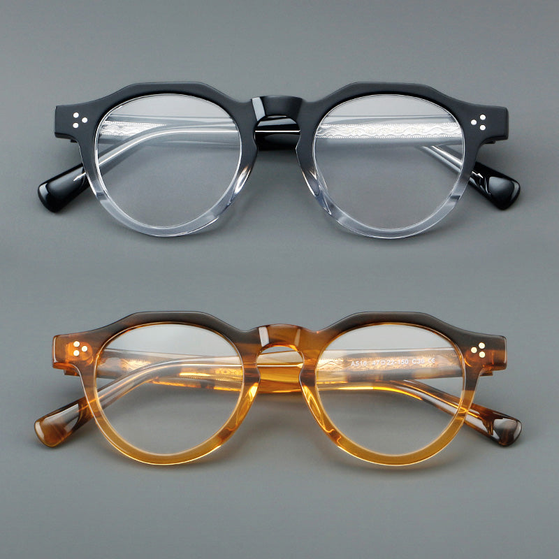 Crown Panto Acetate Glasses Prescription Eyewear Frames 516