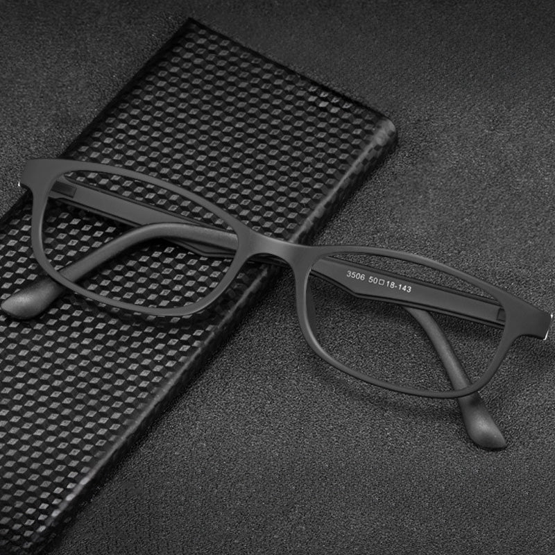 Wayfarer Full Rim TR Prescription Glasses Spectacles Unisex 3506