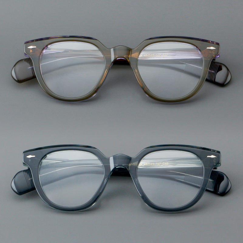 Oval Acetate Full Rim Prescription Glasses Spectacles Frames JMM48RX
