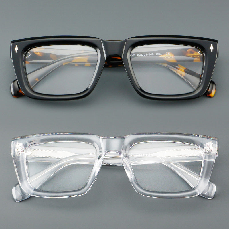 Rectangle Acetate Full Rim Prescription Glasses Spectacles Frames 882222