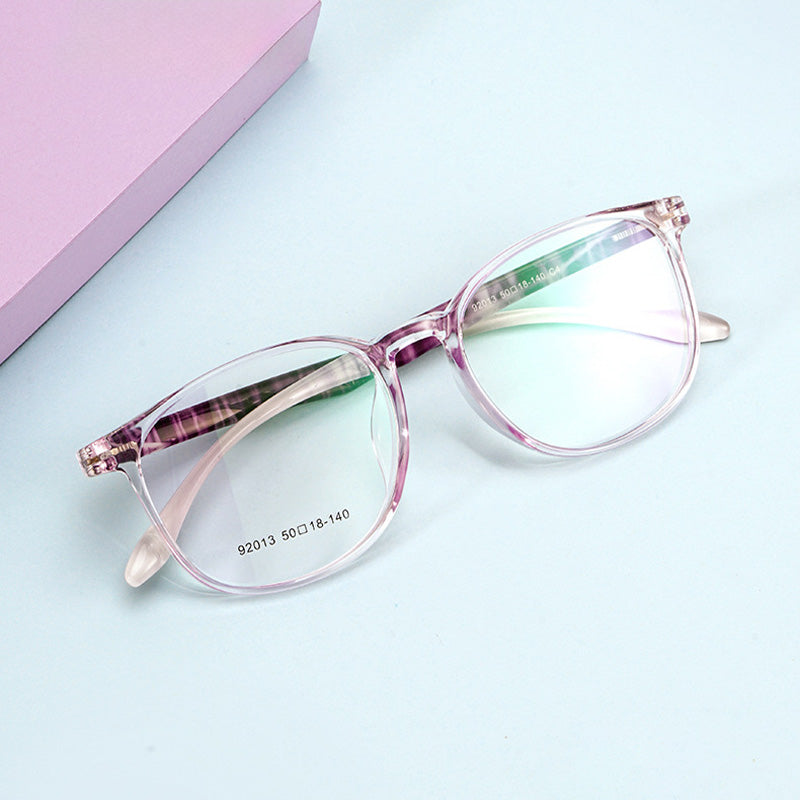 Rectangle Full Rim TR Prescription Glasses Spectacles Unisex 06-92013