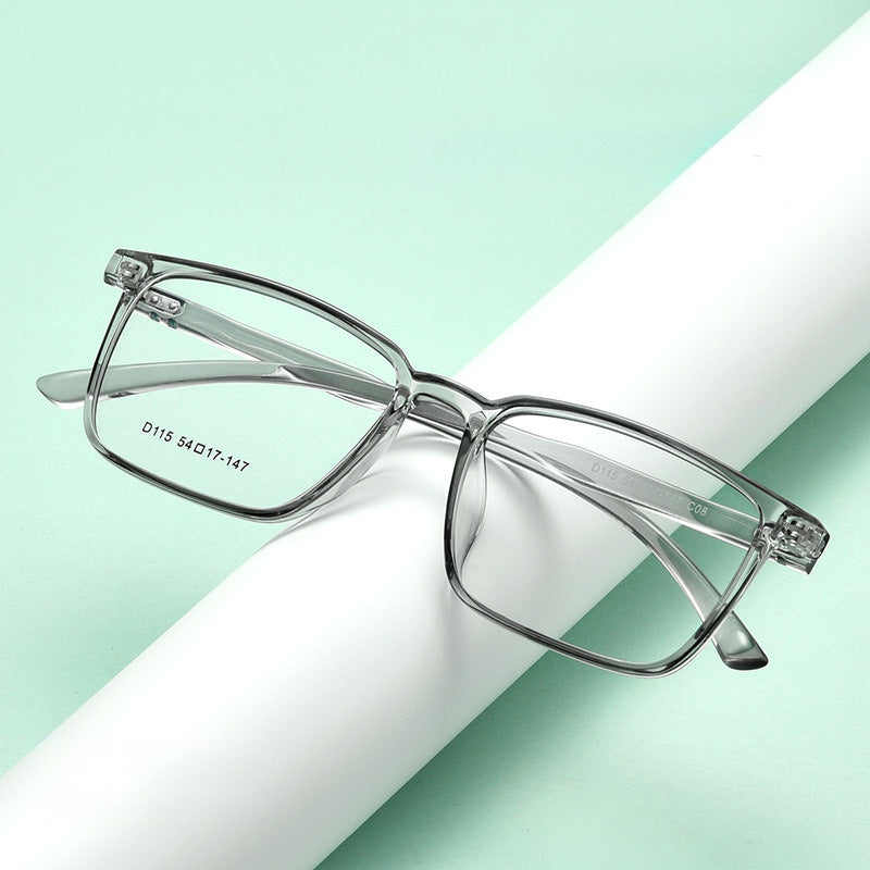 Rectangle TR Full Rim Prescription Glasses Spectacles Unisex D115