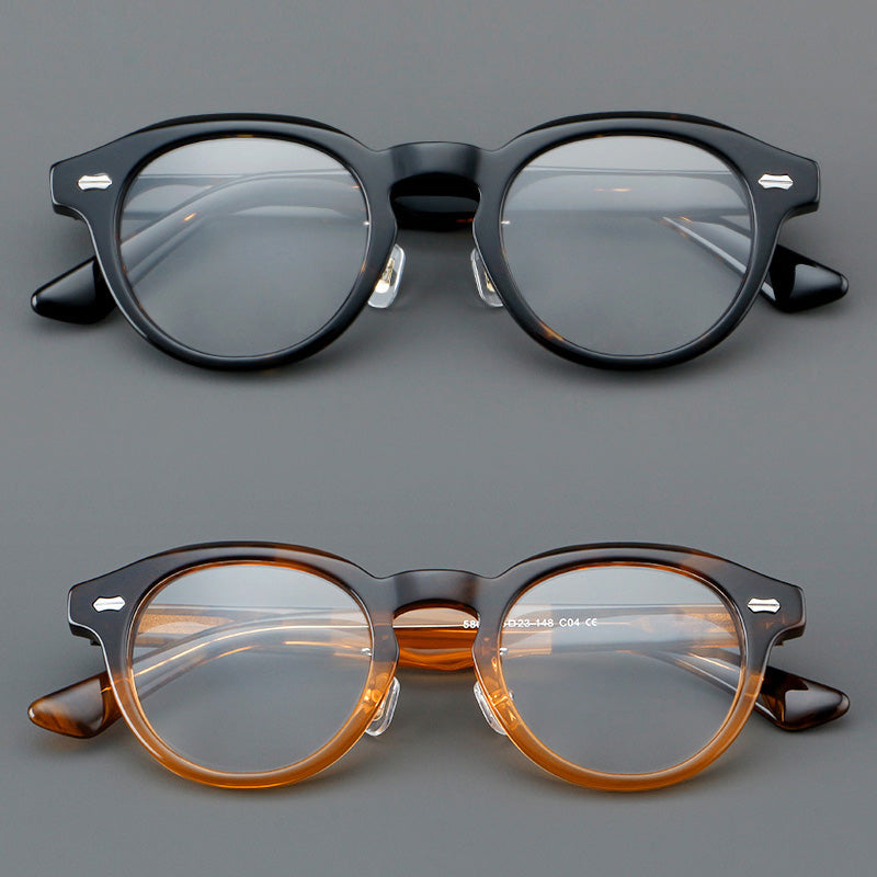 Oval Acetate Full Rim Prescription Glasses Spectacles Frames 5806