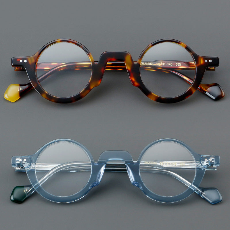Round Acetate Full Rim Prescription Glasses Spectacles Frames EM23202