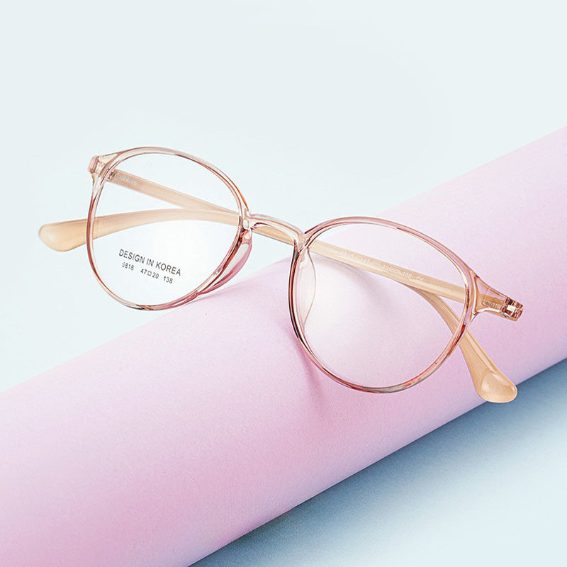 Fashion Cat's eye Shape Full Rim TR Prescription Spectacles Unisex TR6818