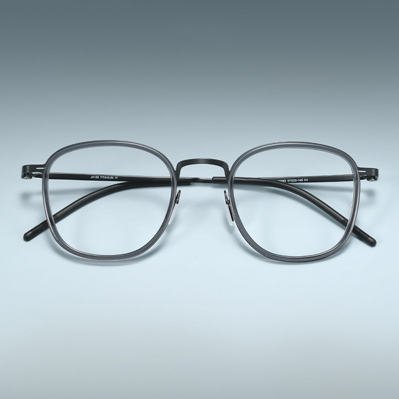 Minimalist Intellectual Squoval Optical Frame 23882Y