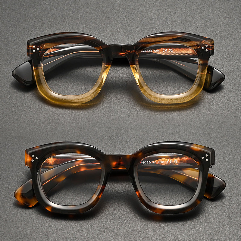 Squoval Acetate Full Rim Prescription Glasses Spectacles Frames 2415