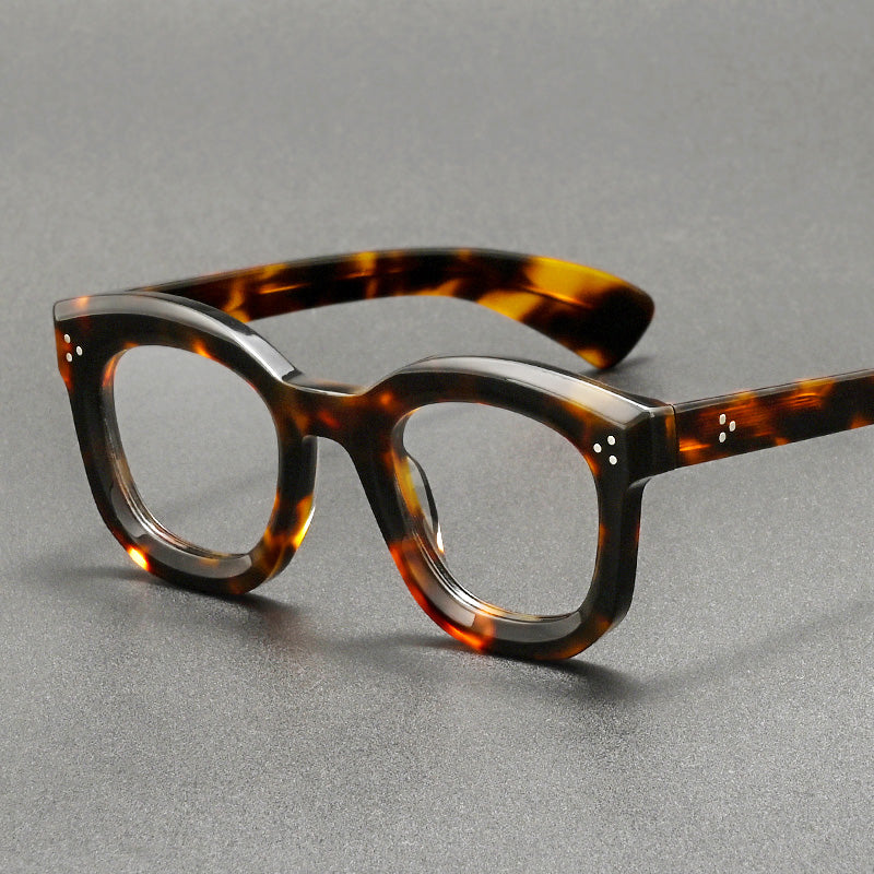 Squoval Acetate Full Rim Prescription Glasses Spectacles Frames 2415