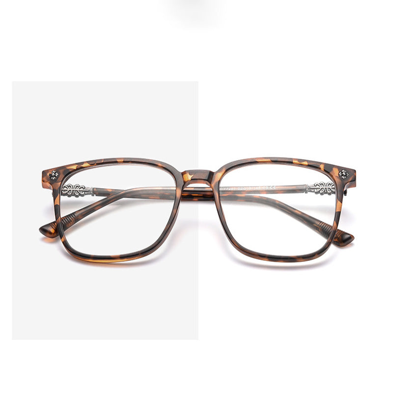 Trapezoid Rectangle TR Plastic Full Rim Prescription Glasses Unisex T7267