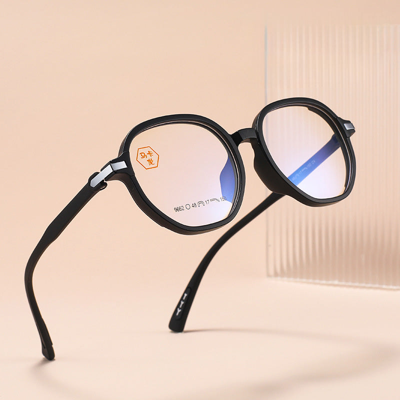 Oval TR Plastic Full Rim Prescription Glasses Unisex 9662MKL