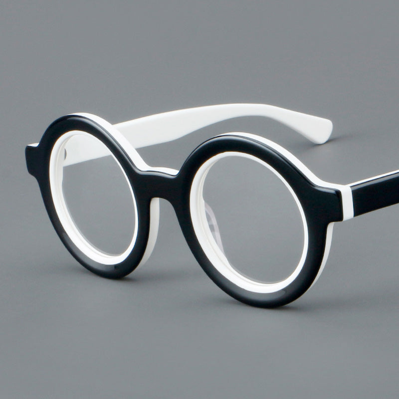 Round Acetate Full Rim Prescription Glasses Spectacles Frames 2403