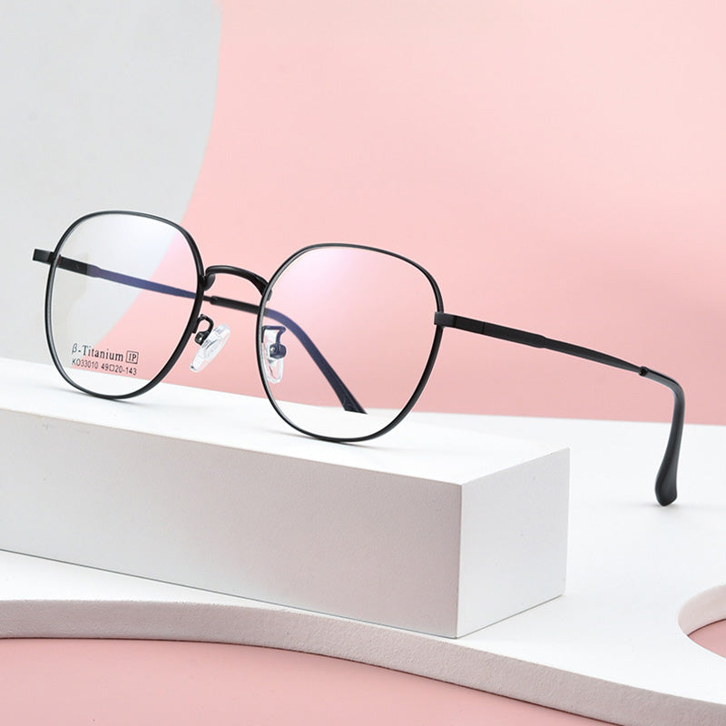 Rectangle Metal Full Rim Prescription Glasses Spectacles Frames KO33010K