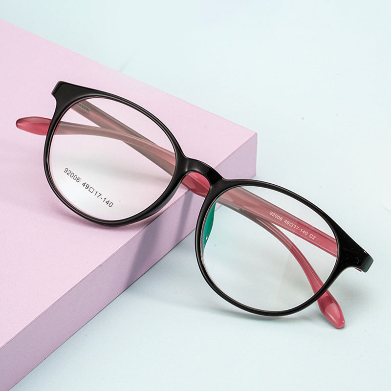 Oval Full Rim TR Prescription Glasses Spectacles Unisex 06-92006