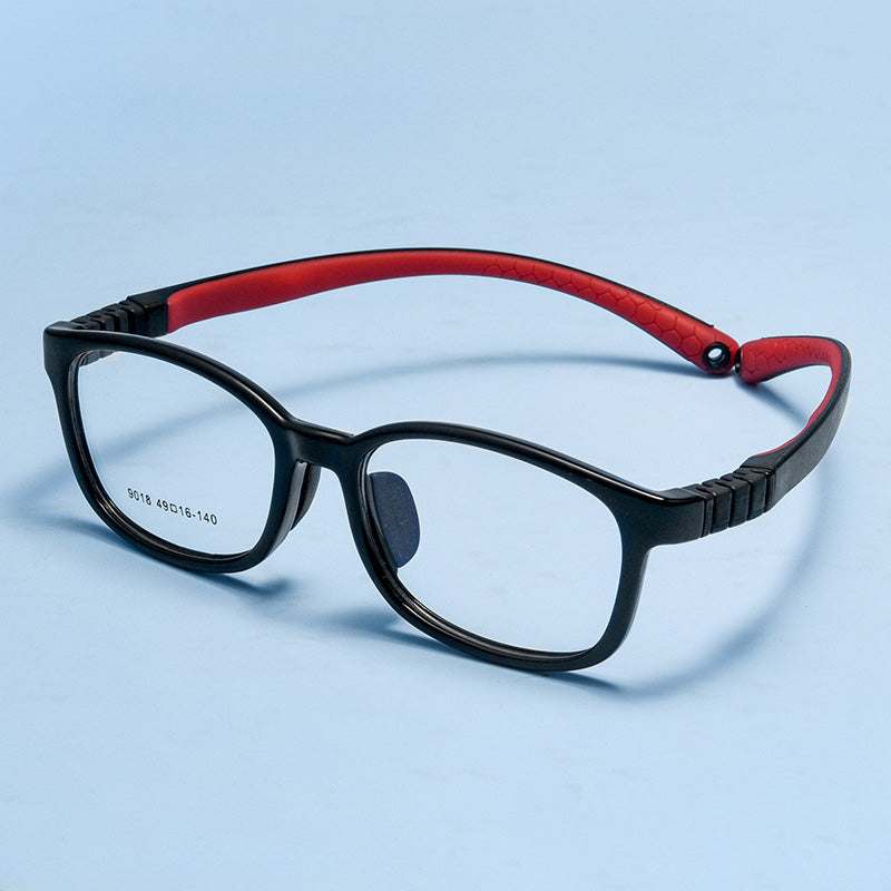 Silicone Flexible Eyeglasses Children's Glasses Frames Including Glasses Strap 9018ET