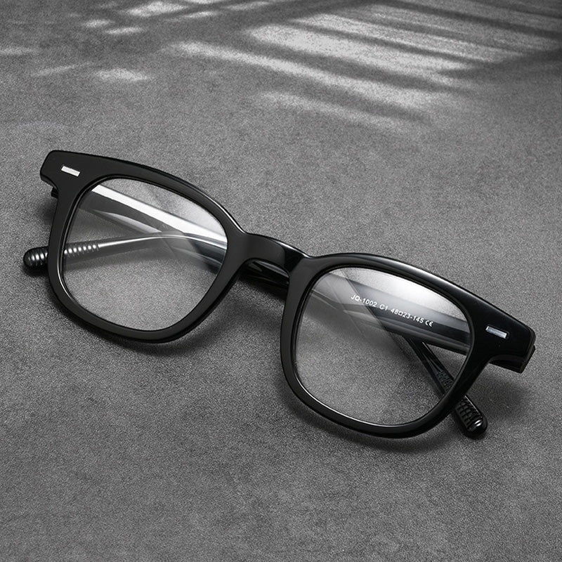 Rectangle Acetate Full Rim Prescription Glasses Spectacles Frames JQ1002
