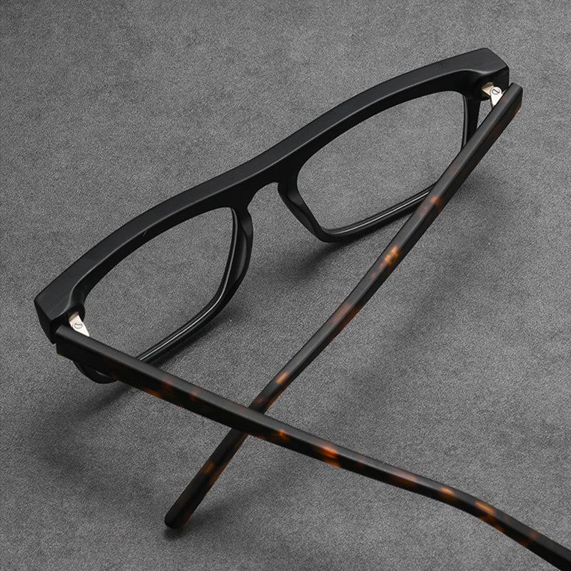 Acetate Full Rim Unibrow Prescription Glasses Spectacles Frames JQ1015