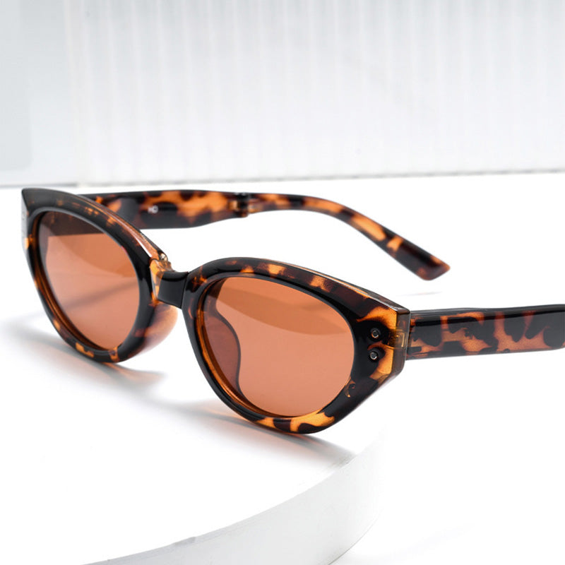 TR Full Rim Cateye Folding Sunglasses 19508ZM