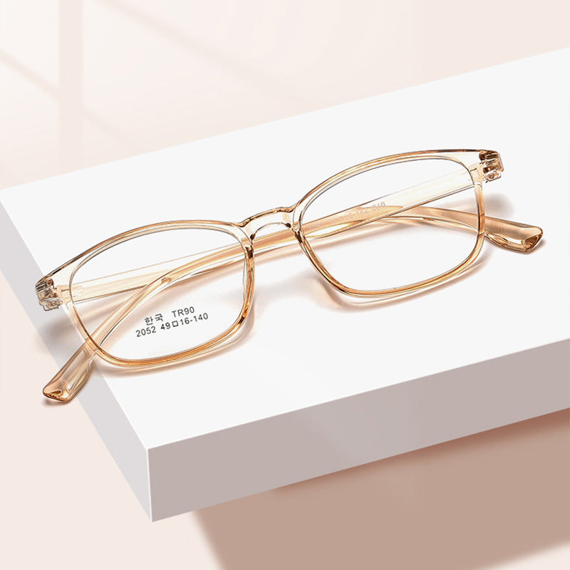 Rectangle Wayfarer TR Full Rim Prescription Glasses Spectacles Frames 2052CF