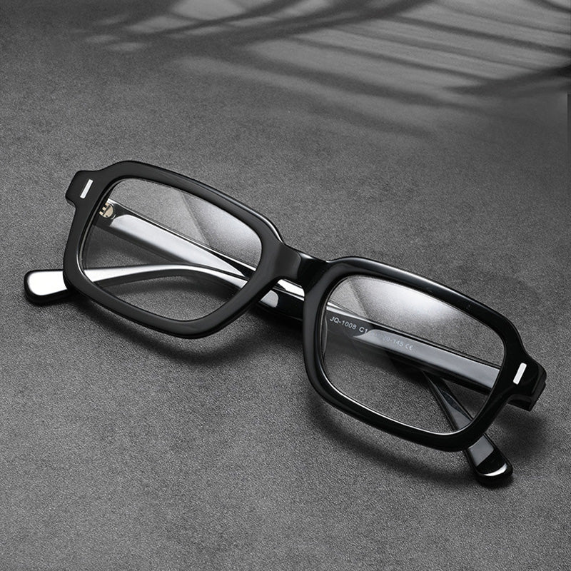 Rectangle Acetate Full Rim Prescription Glasses Spectacles Frames JQ1008