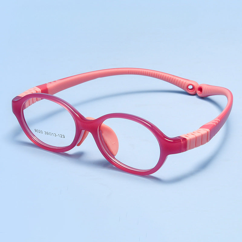 Silicone Flexible Eyeglasses Children's Glasses Frames Including Glasses Strap 9020ET