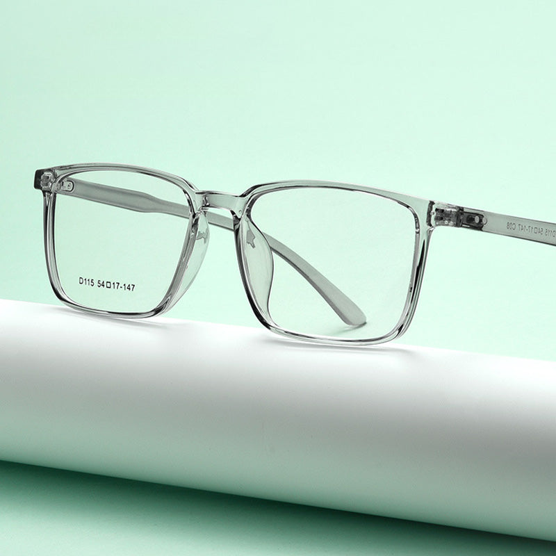 Rectangle TR Full Rim Prescription Glasses Spectacles Unisex D115