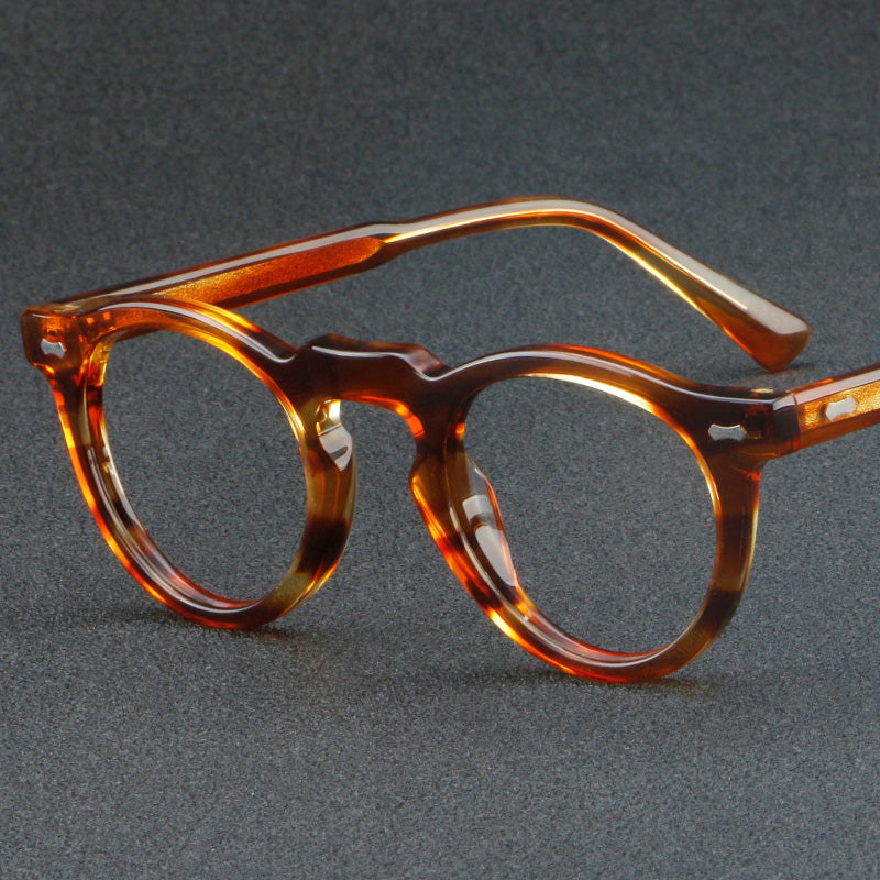 Oval Acetate Full Rim Prescription Glasses Spectacles Frames 1128