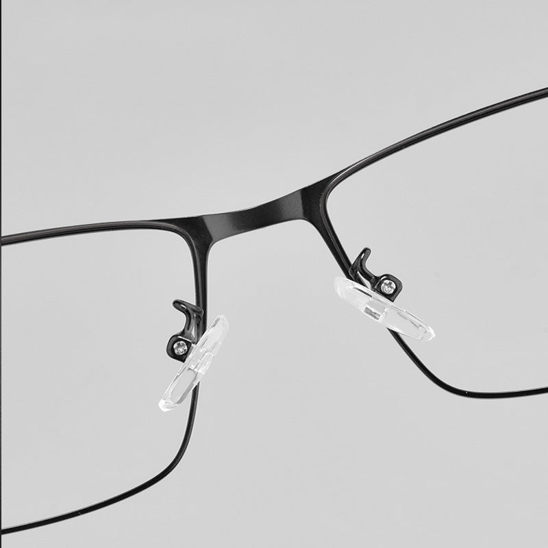 Rectangle Metal Full Rim Prescription Glasses Men's Spectacles Frames 89028