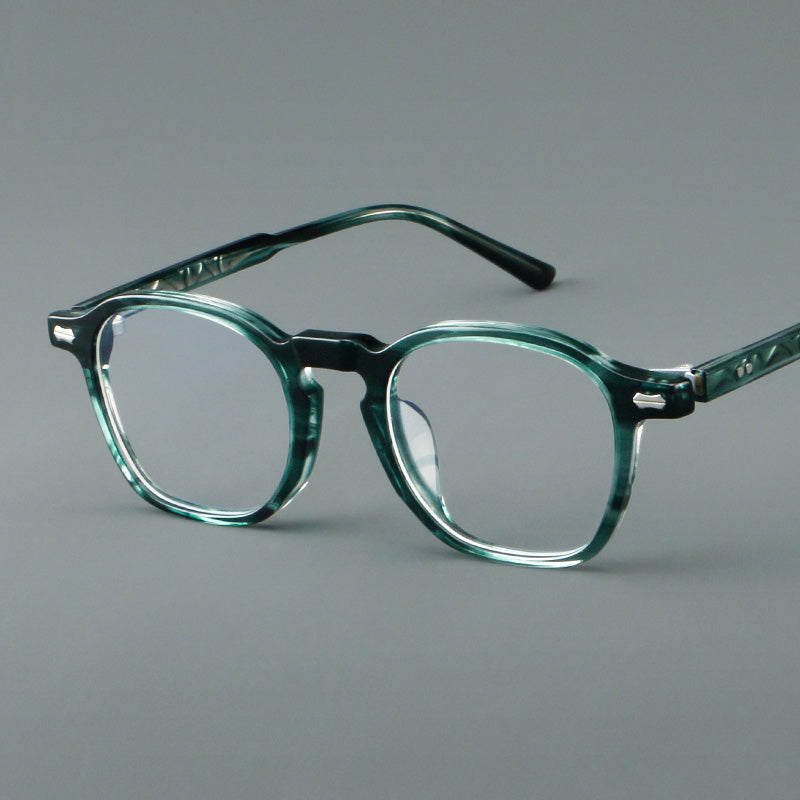 Rectangle Acetate Full Rim Prescription Glasses Spectacles Frames 65005