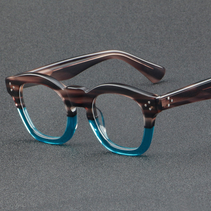 Rectangle Acetate Full Rim Prescription Glasses Spectacles Frames 1127