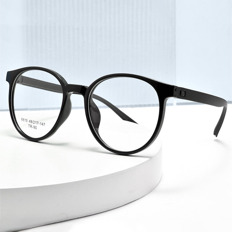 Oval No Screw TR Full Rim Prescription Glasses Spectacles Frames 6619ZM