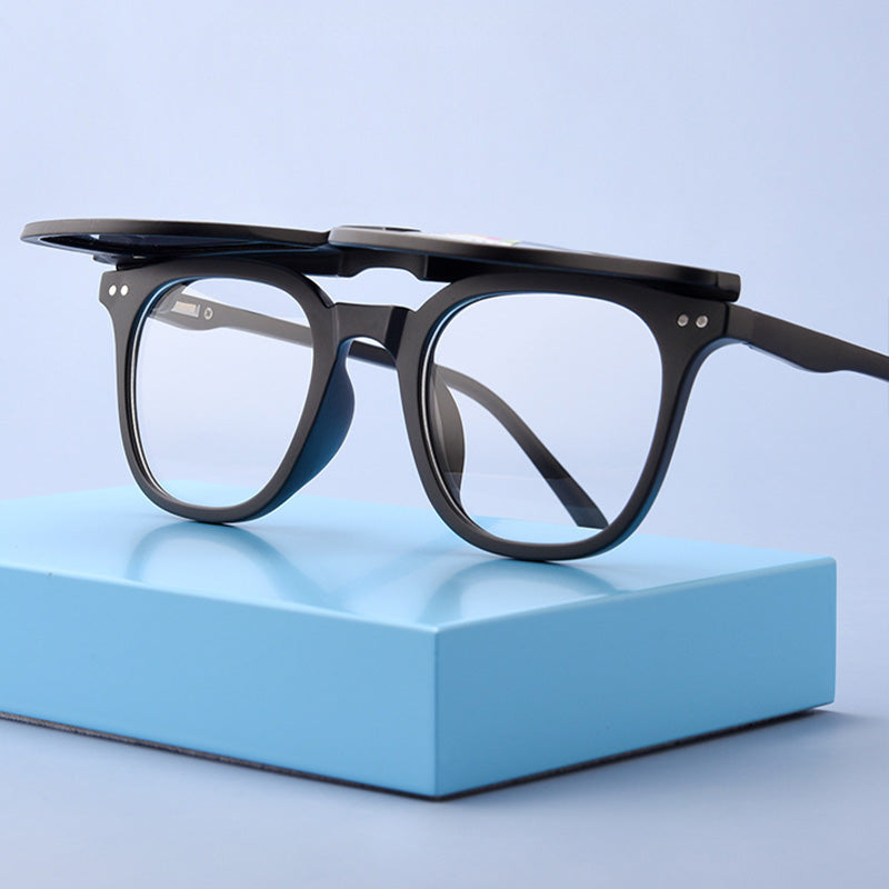 Magnetic Clip On Night Driving Glasses or Sunglasses or Prescription Eyeglasses T5506R