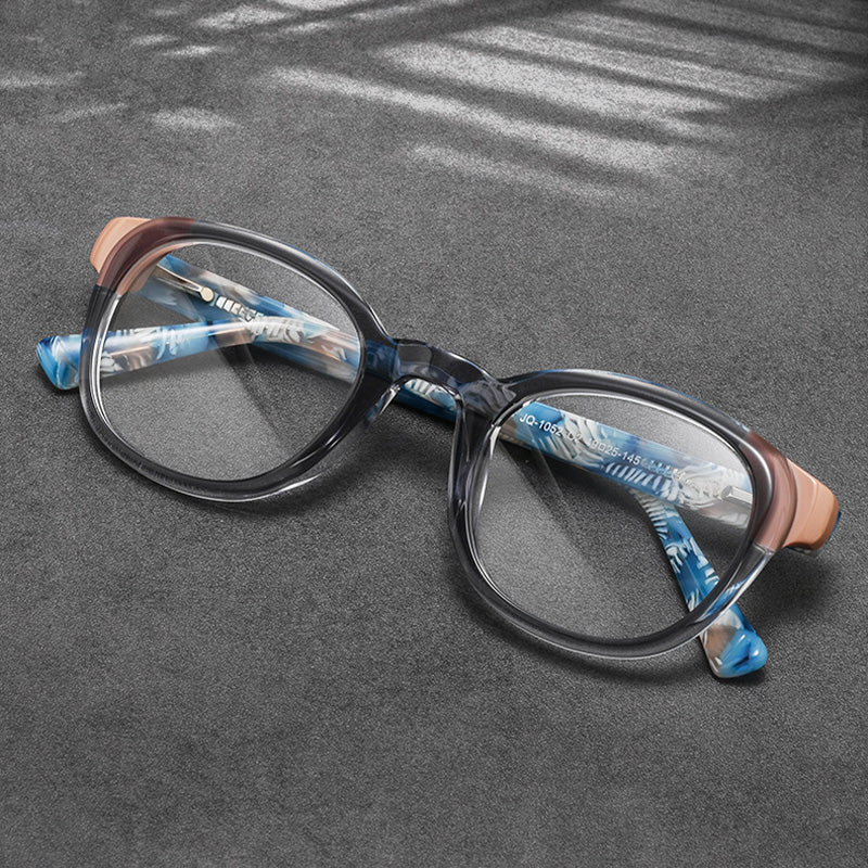 Cat Eye Acetate Full Rim Prescription Glasses Spectacles Frames JQ1052